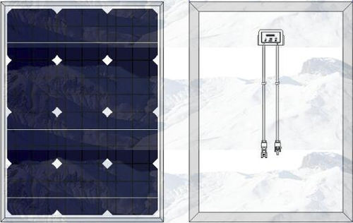 Panneau solaire en silicium monocristallin - SFED-G50M - Shenzhen Sunfield New Energy Technology Co.,Ltd - CE / ISO / pour montage au toit
