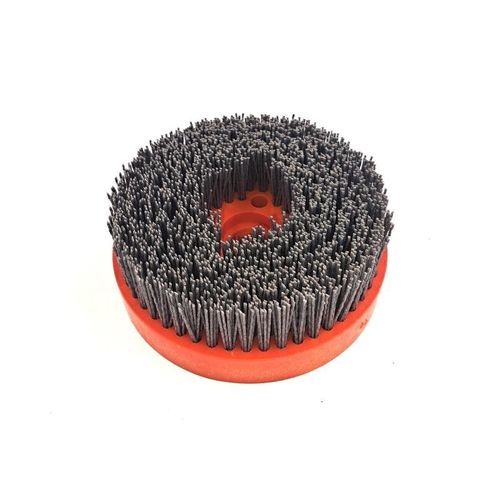 Brosse circulaire - Cepicat - d'ébavurage / en aluminium / au carbure de silicium