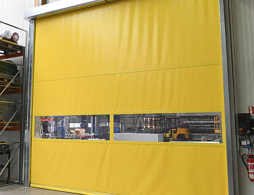 Porte à enroulement - ALIGA-Rapida VZ - Aliga-Tor GmbH - en tissu / en plastique / PVC
