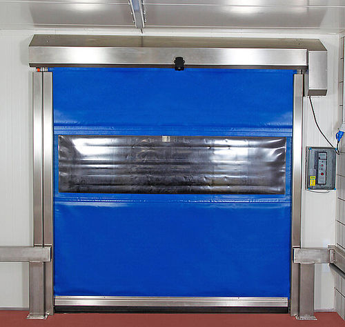 Porte à enroulement - Aliga-Tor GmbH - en acier inoxydable / en tissu / en plastique