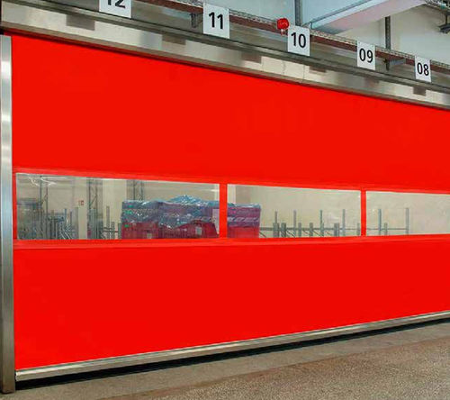 Porte à enroulement - Aliga-Tor GmbH - en acier inoxydable / en tissu / en plastique