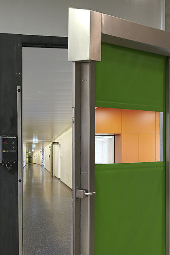 Porte tournante - ALIGA-Escape - Aliga-Tor GmbH - en acier inoxydable / pour l'intérieur / industrielle