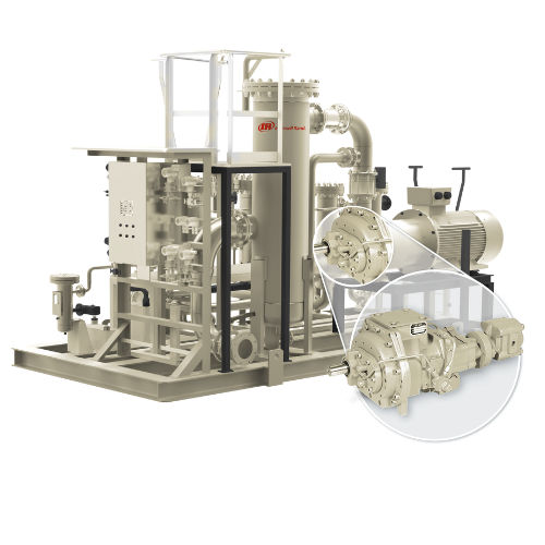Compresseur de gaz - Ingersoll Rand - à vis / électrique / stationnaire
