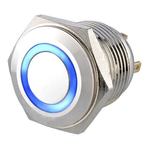 Bouton poussoir lumineux (LED) - LS16 series - YUEQING DANPU ELECTRIC ( LANGIR ) CO.,LTD. - antivandalisme / étanche / IK09