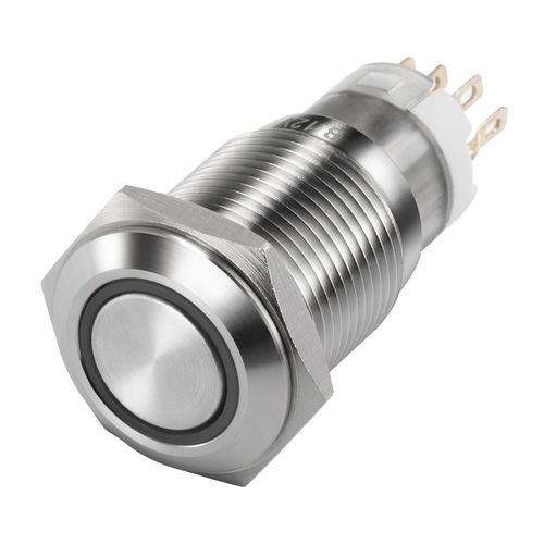Bouton poussoir antivandalisme - L16 series - YUEQING DANPU ELECTRIC ( LANGIR ) CO.,LTD. - étanche à l'eau / étanche à la poussière / IK09