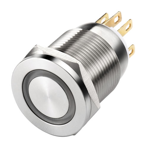 Bouton poussoir étanche à l'eau - L19 Series - YUEQING DANPU ELECTRIC ( LANGIR ) CO.,LTD. - antivandalisme / résistant à l'humidité / pour environnements sévères