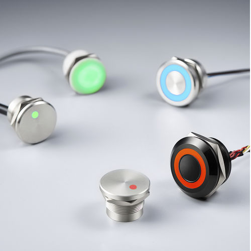 Bouton poussoir piézo - PZ Series - YUEQING DANPU ELECTRIC ( LANGIR ) CO.,LTD. - anti-vandale / étanche à l'eau / IP69K