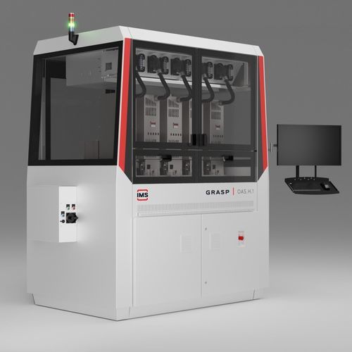 Ligne d'assemblage pour objectif de caméra - GRASP OAS - IMS - automatisée / modulaire / flexible