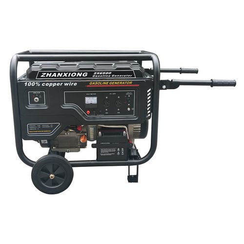 Groupe électrogène essence - ZX6500 - Chongqing Zhanxiong Machine Manufacture Co., Ltd. - monophasé / sur roulettes / 60 Hz