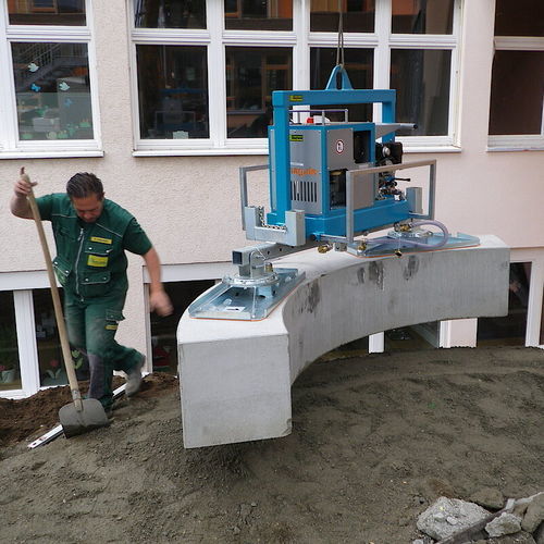 Palonnier à ventouse pour tôle - 860  - WIMAG GmbH - pour dalles en pierre / pour plaque de béton / pour feuillard en inox