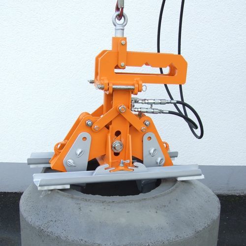 Grappin hydraulique - 134 - WIMAG GmbH - pour la pierre / pour tuyaux / pour éléments en béton