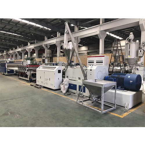 Ligne d'extrusion double vis - ACC-80 - Suzhou ACC Machine Co., Ltd. - compacte / de panneaux / pour PVC