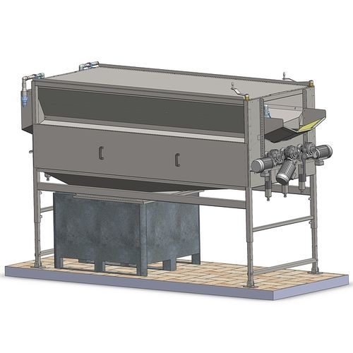 Machine de brossage de citrouilles - 3-2.8 - Schmatec GmbH