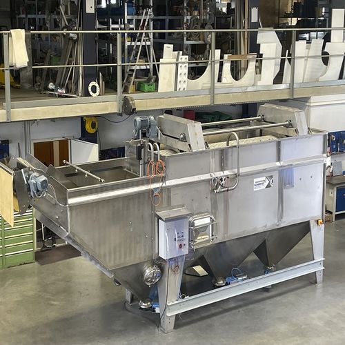 Ligne de lavage alimentaire de patates douces - Schmatec GmbH - à immersion