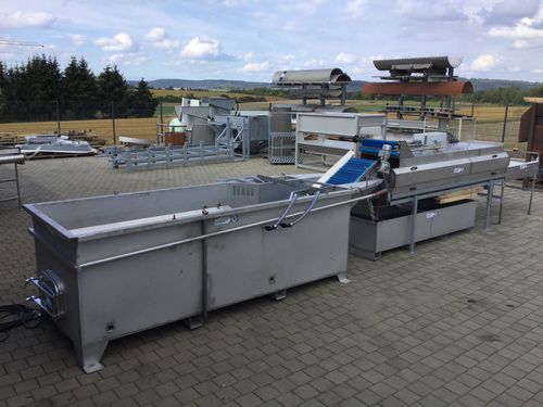 Laveuse agro-alimentaire de patates douces - Schmatec GmbH - à immersion