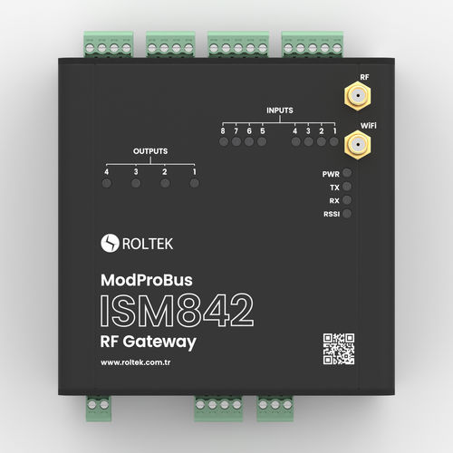 Passerelle industrielle - ModProBus ISM842 RF - ROLTEK TECHNOLOGY - de communication / IoT / Ethernet