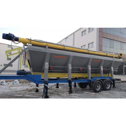 Silo horizontal - Polygonmach - de ciment / pour produits en vrac / de remplissage