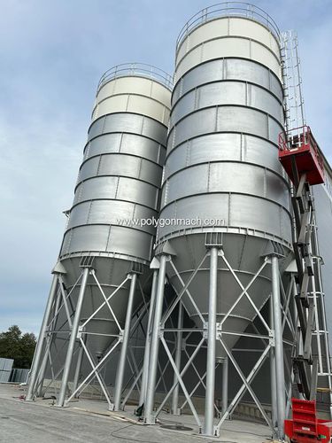 Silo boulonné - Polygonmach - de ciment / de remplissage / pour constructions