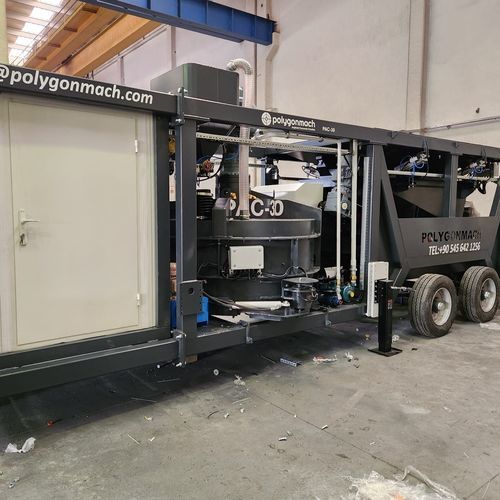 Centrale à béton mobile - PAC 45 - Polygonmach