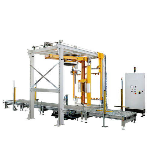 Banderoleuse à bras tournant - RP1800F-CZ - Shandong Sapphire Packaging Machinery - automatique / pour produits chimiques / pour aliments