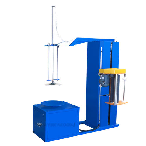 Banderoleuse à plateau tournant - Shandong Sapphire Packaging Machinery - verticale / automatique / de colis