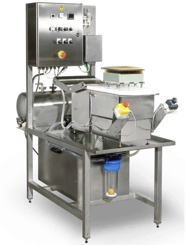 Remplisseuse semi-manuelle - VACFILLER 100 - DEREMAUX - d'ampoules / pour liquide / pour l'industrie agroalimentaire
