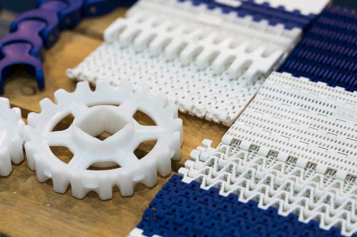 Chaîne de convoyage en plastique - DEREMAUX - à axe creux / à rouleaux / de palettes