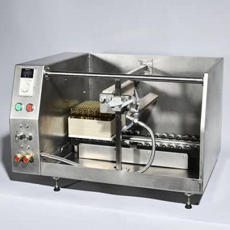 Remplisseuse / scelleuse manuelle - VACFILLER 10 - DEREMAUX - pour produits cosmétiques / pour l'industrie agroalimentaire / pour l'industrie pharmaceutique
