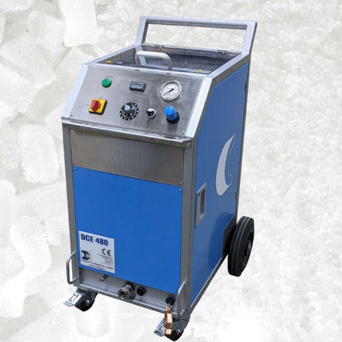 Machine de nettoyage cryogénique manuelle - DCE 480 - DCA Deckert Anlagenbau GmbH - mono-tuyau / pour le nettoyage / pour enlèvement de peinture