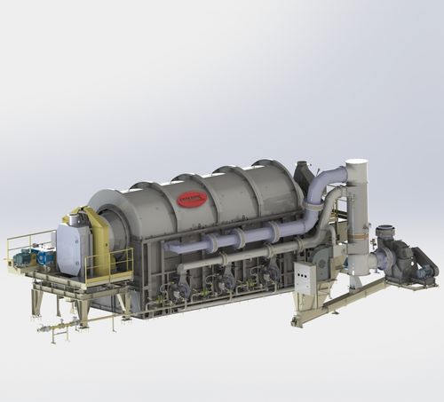 Sécheur rotatif - GRELBEX - à air chaud / batch / pour déshydratation