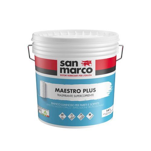Peinture de finition - Maestro plus - SAN MARCO - à base d'eau / pour béton / en deux couches