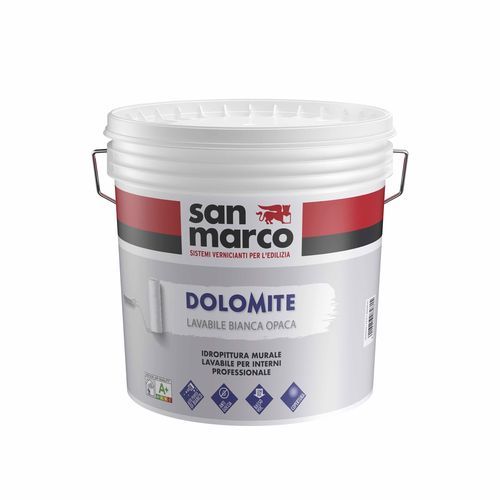 Peinture de finition - Dolomite - SAN MARCO - à base d'eau / en deux couches / blanche