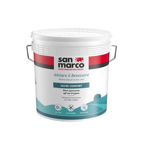 Peinture de finition - Silver confort - SAN MARCO - à base d'eau / pour mur / en deux couches