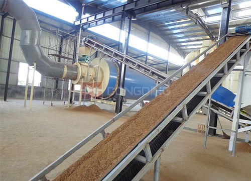 Sécheur à air chaud - DDSG2 series - Dongding Machinery - de sciure de bois / à tambour rotatif / rotatif