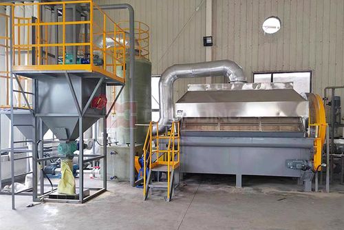 Sécheur à tambour rotatif - JHD series - Dongding Machinery - pour bouteilles / de revêtement / indirect