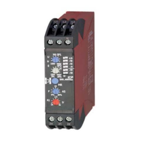 Relais de surveillance de phase - ICP200..400 - HIQUEL - 2NO/NF / triphasé / AC