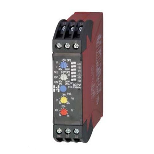 Relais de surveillance de tension - ICPV - HIQUEL - de phase / 2NO/NF / triphasé