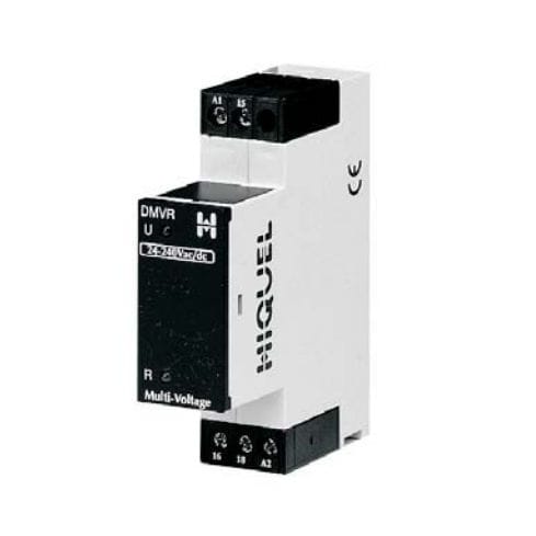 Relais électromécanique 24 Vcc - DMVR2 - HIQUEL - AC / 2NO/NF / sur rail DIN