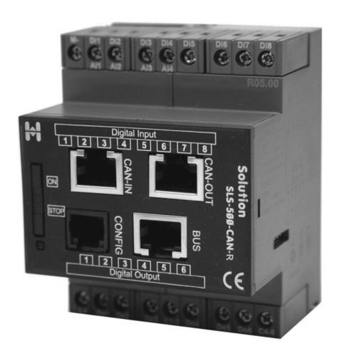 Unité de contrôle numérique - SLS-500-CAN-R  - HIQUEL - programmable / sur rail DIN