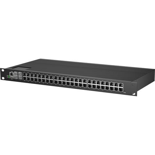 Commutateur Ethernet non administrable - LN-2348GP-4XGF-IR - Larch Networks - 48 ports / sur rack / PoE