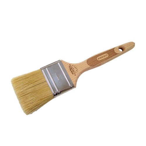 Pinceau plat - 842 series - PENNELLI CINGHIALE SRL - avec manche en bois