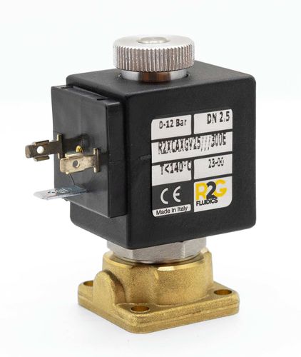 Électrovanne à action directe - R2XC NA/NO - R2G Fluidics Srl - 2 voies / normalement ouverte / pour eau