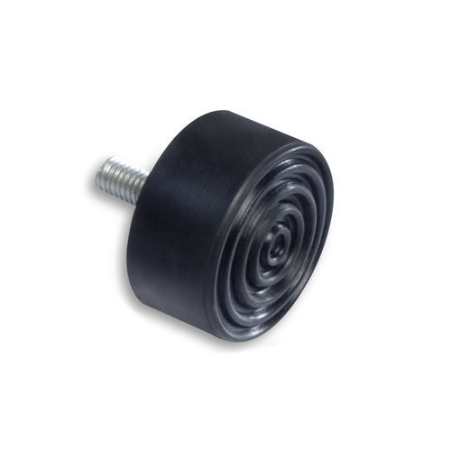 Support antivibratoire en caoutchouc - KPM Plasto Rubber Co. - cylindrique / en silicone / en EPDM
