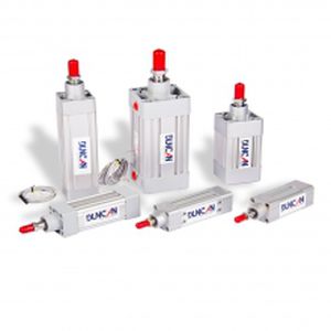 Vérin ISO 15552 - Duncan Engineering Limited - pneumatique / à piston / en aluminium anodisé