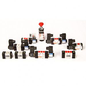Distributeur pneumatique à tiroir - Duncan Engineering Limited - actionné par solénoïde / 3/2 / 5/2 voies