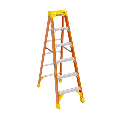 Escabeau portable - 6206 - WERNER CO - en fibre de verre