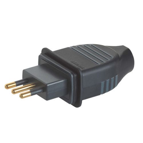 Fiche électrique mobile - S2027GE - BTICINO - IK 07 / IP44 / 2 pôles