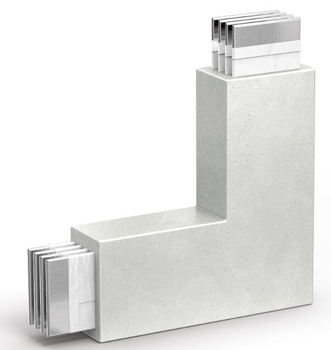 Cosse de câble coudée - 60390426R - BTICINO - en pierre minérale / d'aluminium / étanche