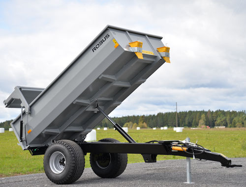 Remorque benne - RD3-03 - Robustrailer - de chantier / à 1 essieu / tractée