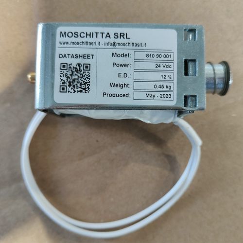 Électro-aimant linéaire - 810 90 001 - MOSCHITTA SRL - pour électrovanne / compact / de puissance